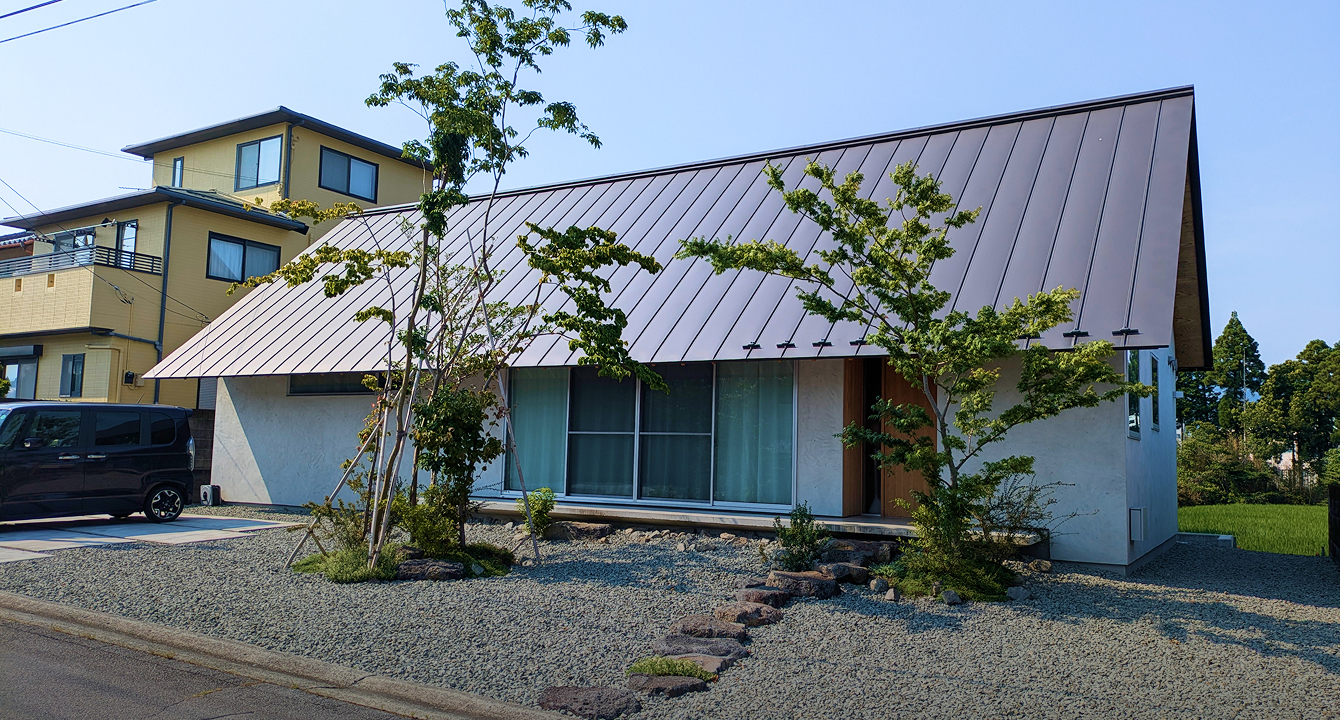 新築1階建て・外観