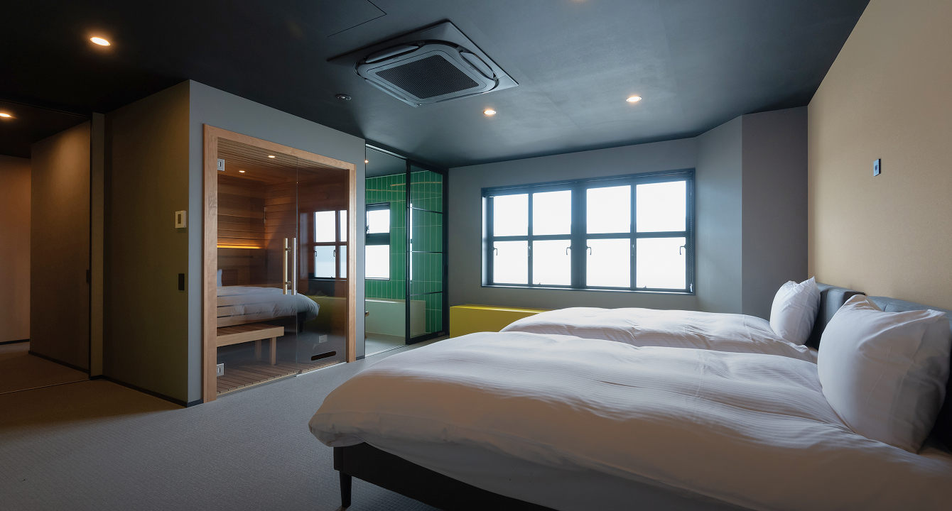 多賀扇・客室サウナ